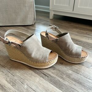 Dolce Vita Suede Espadrille Wedges
